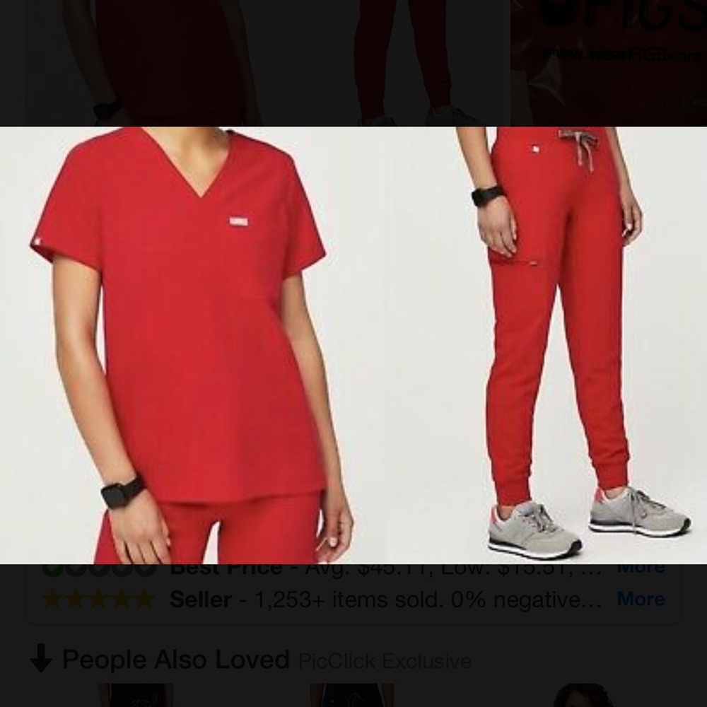 Figs pop red set